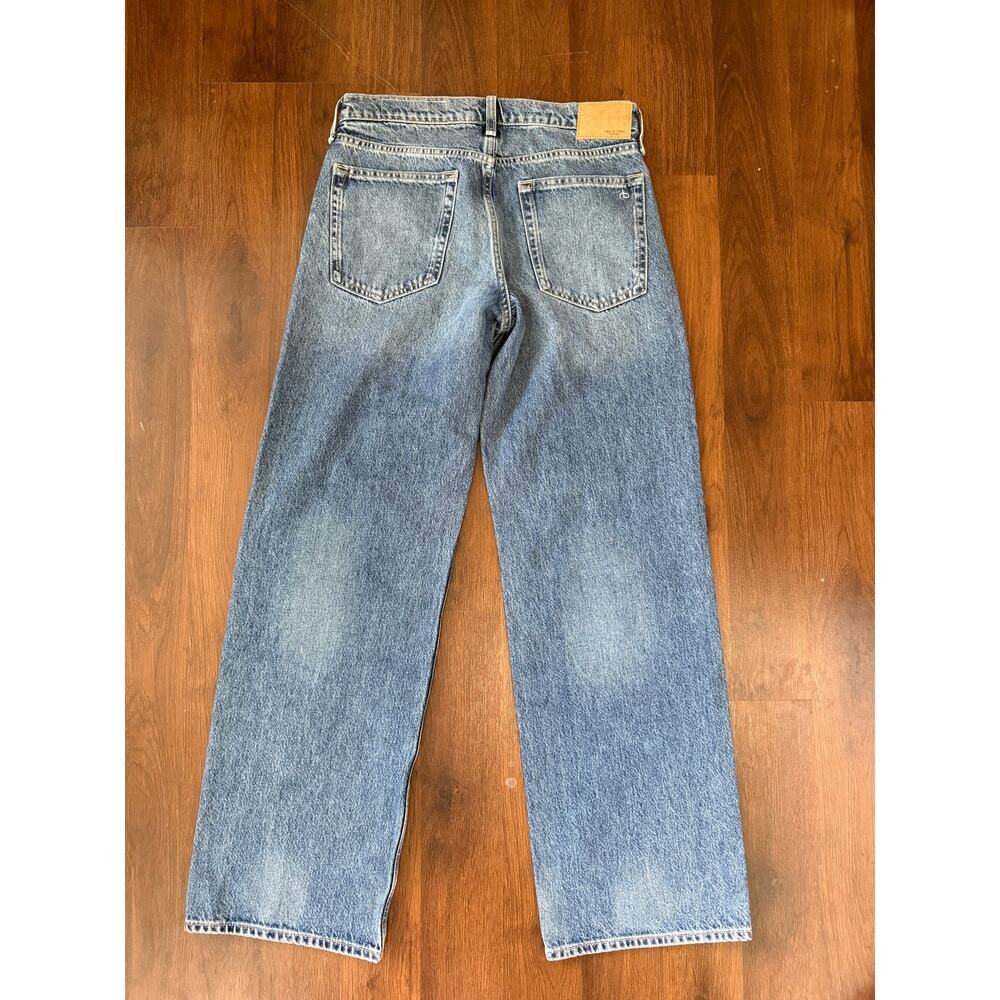 Rag & Bone Saige Low Rise Relaxed Straight Jeans Sz 26 Casual Denim Grunge - Picture 3 of 9